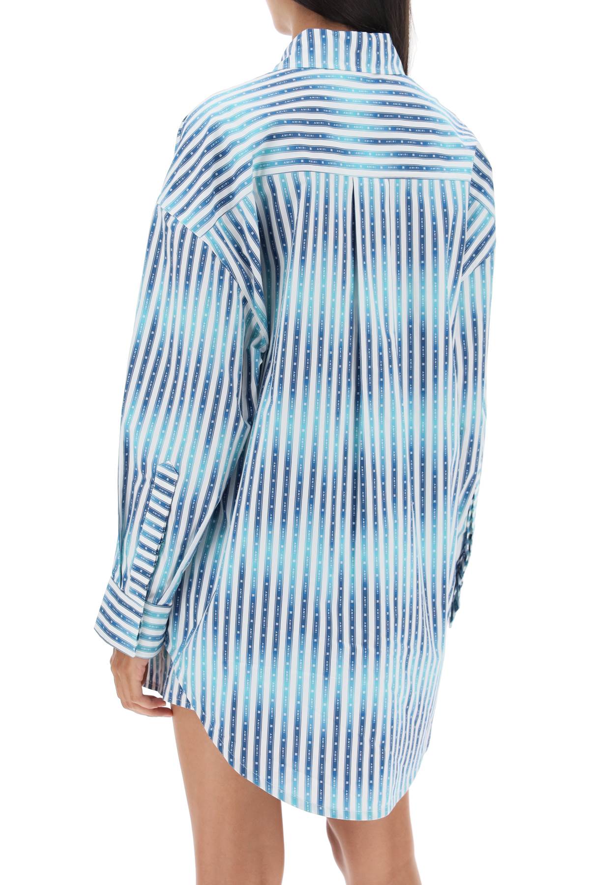 Amiri oversized striped shirt-2