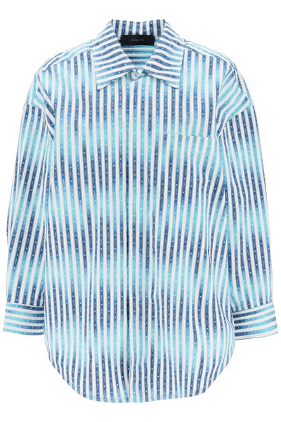 Amiri oversized striped shirt-0
