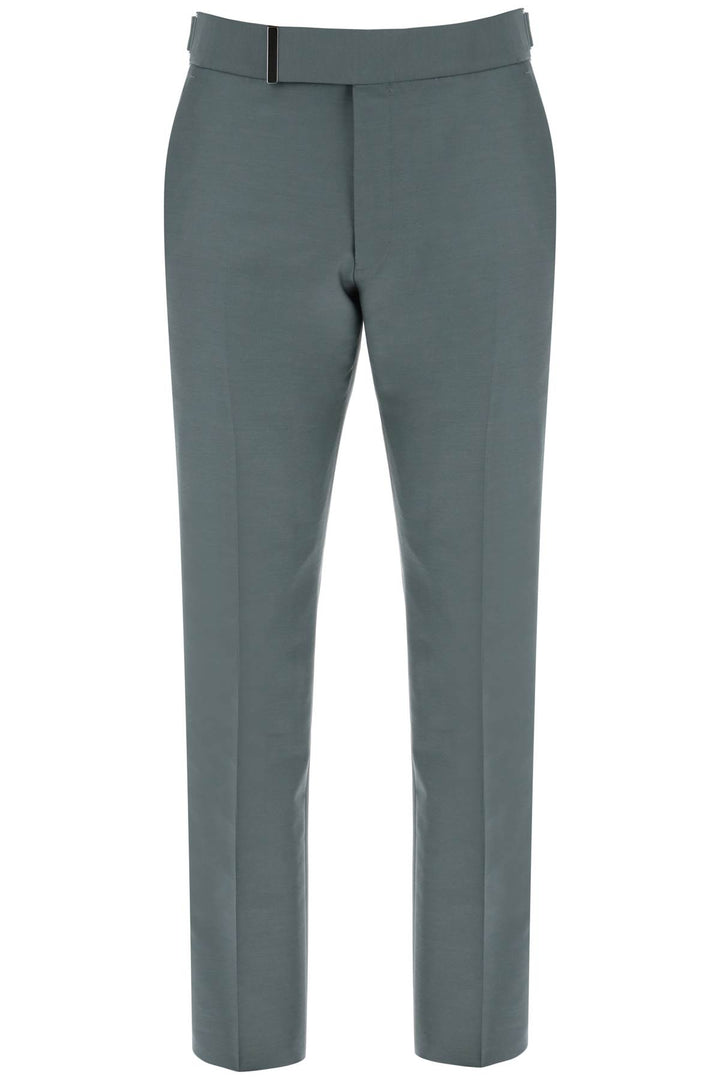 Tom ford atticus tailored trousers in mikado-0