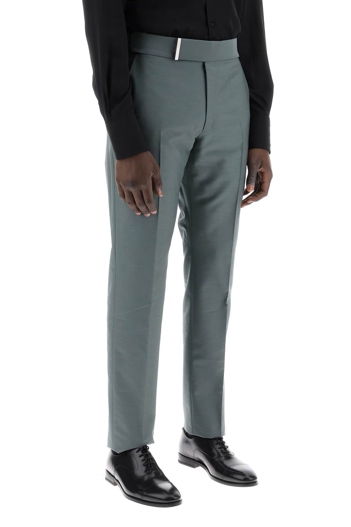 Tom ford atticus tailored trousers in mikado-1