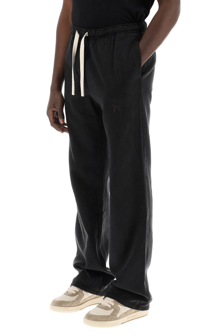 Palm angels wide-legged travel pants for comfortable-3