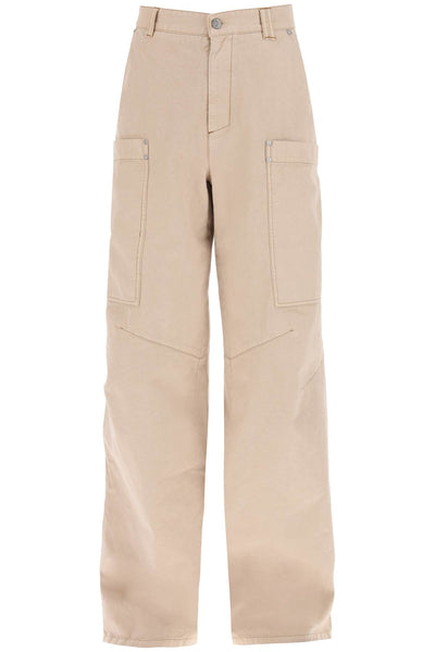 Palm angels cotton cargo pants-0
