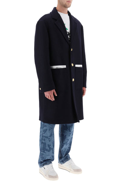 Palm angels sartorial tape wool cashmere coat-1