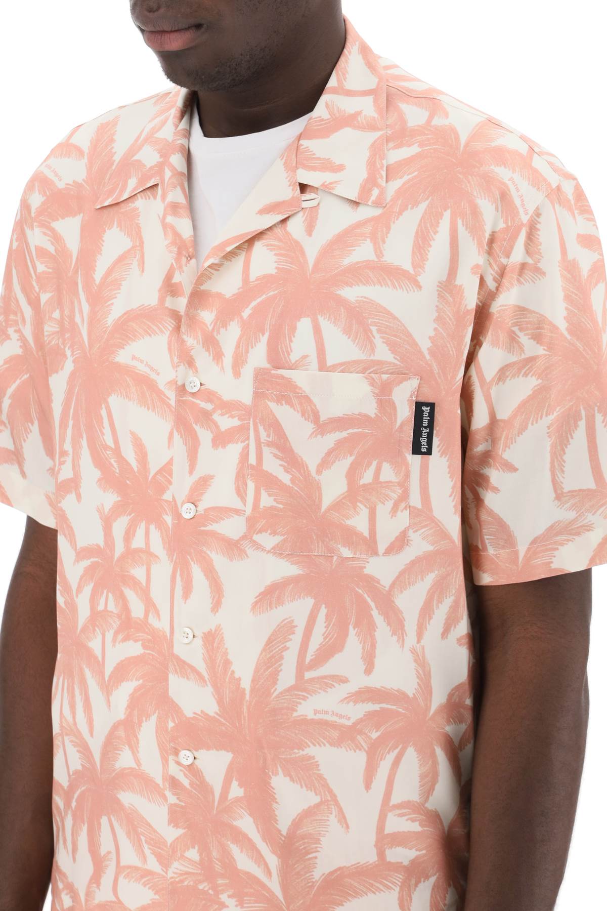 Palm angels bowling shirt with palms motif-3