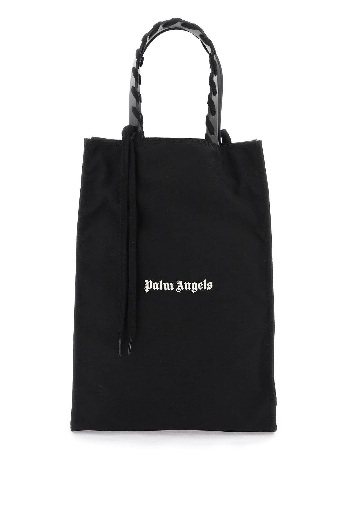 Palm angels embroidered logo tote bag with-0