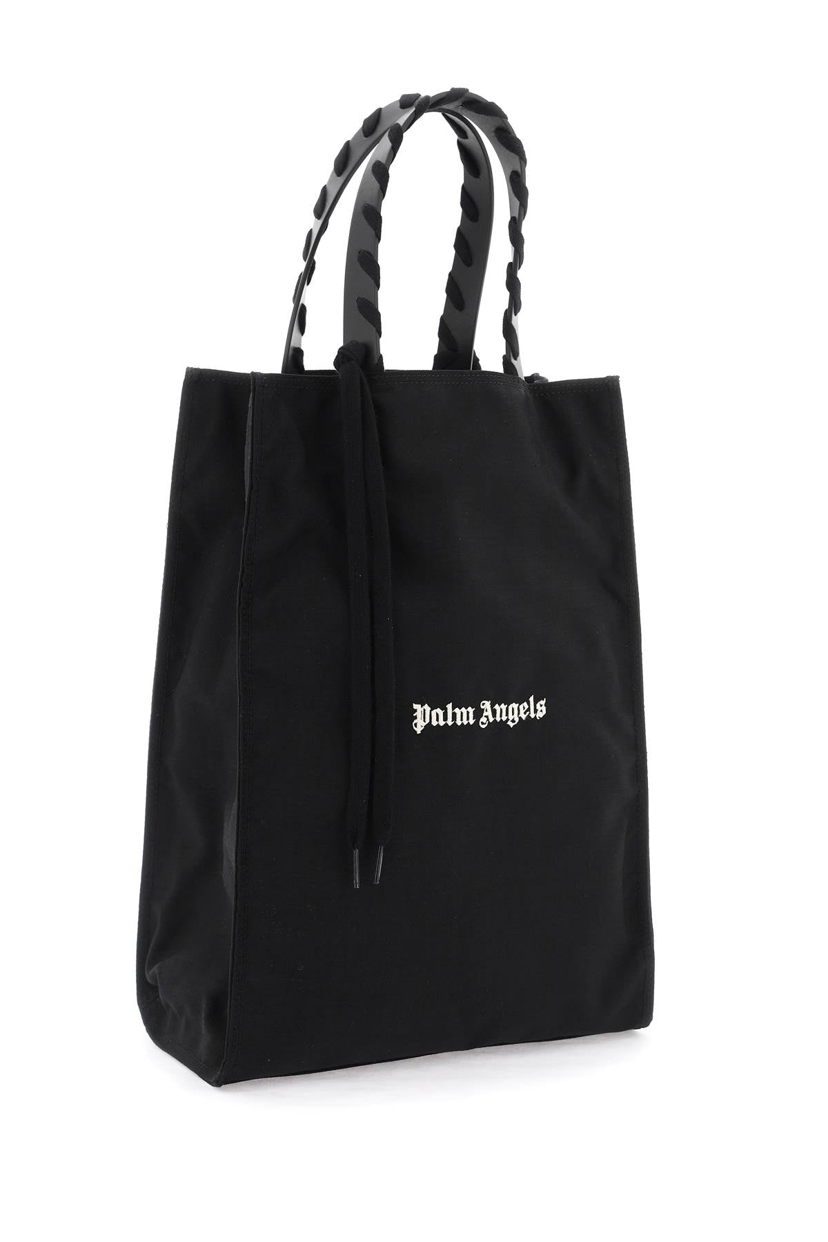 Palm angels embroidered logo tote bag with-2