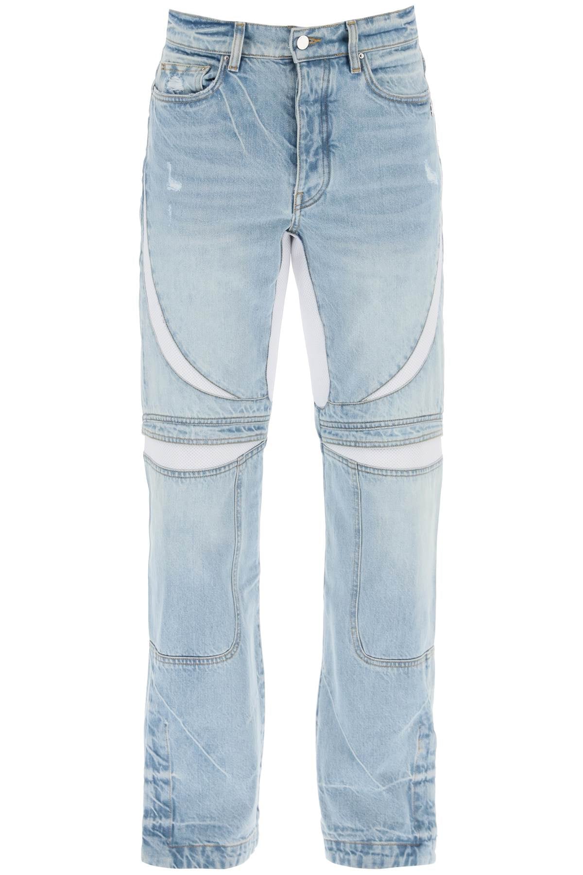 Amiri mx-3 jeans with mesh inserts-0