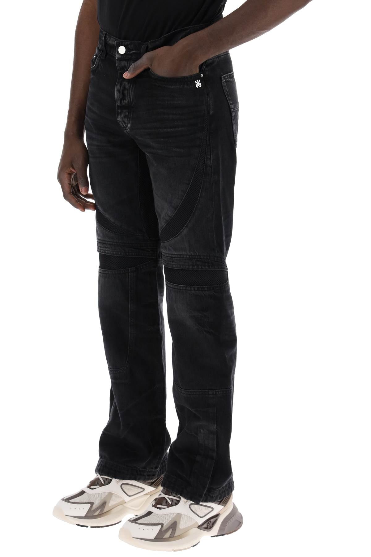 Amiri mx-3 jeans with mesh inserts-3