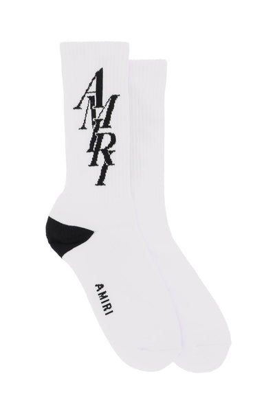 Amiri stack logo socks-0