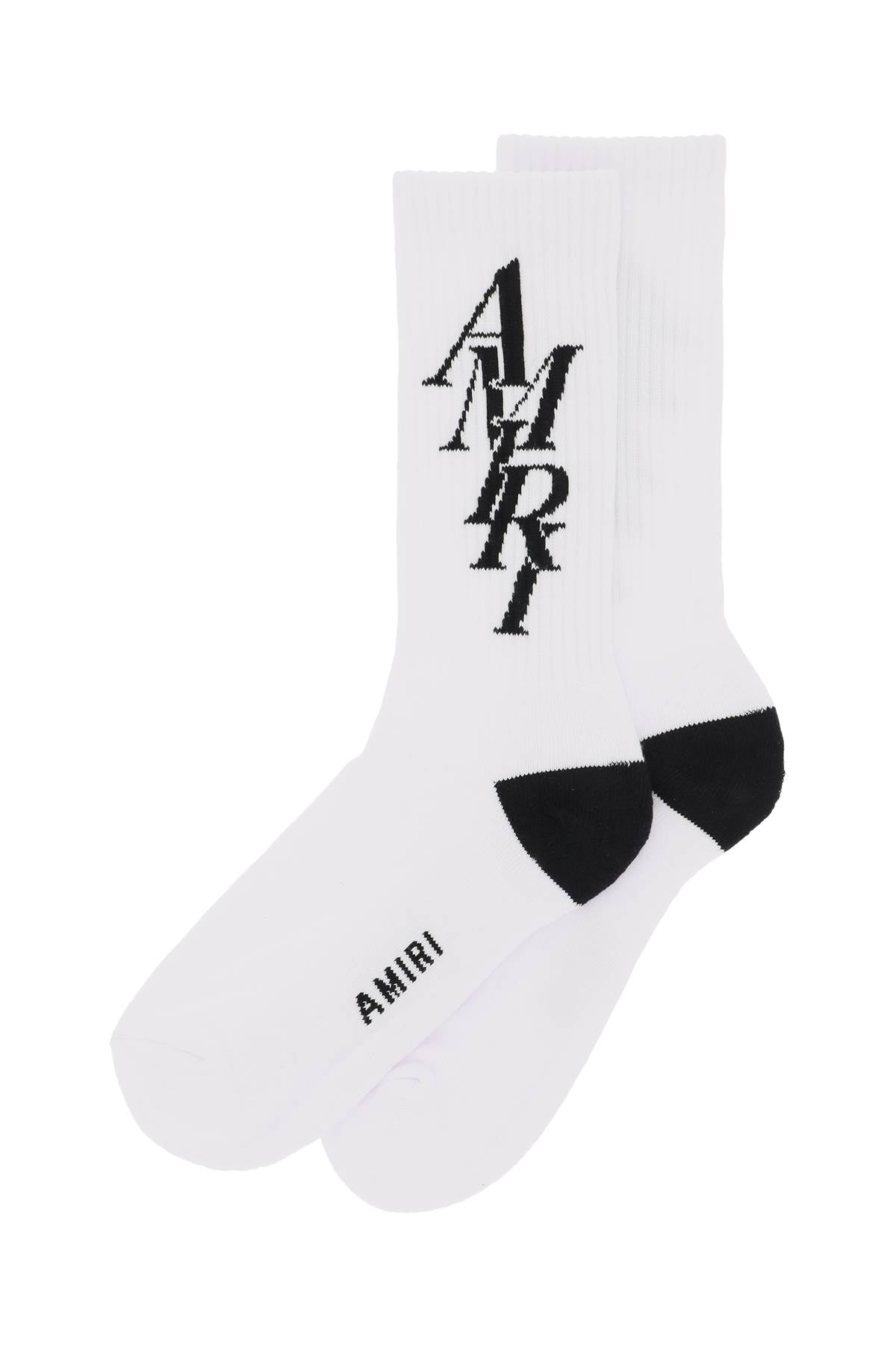 Amiri stack logo socks-1