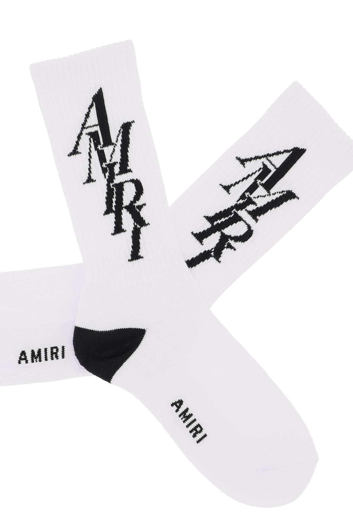 Amiri stack logo socks-2