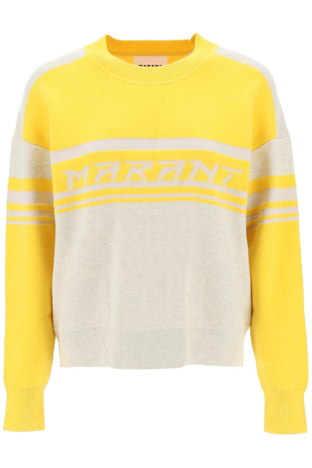 Isabel marant etoile 'callie' jacquard logo sweater-0
