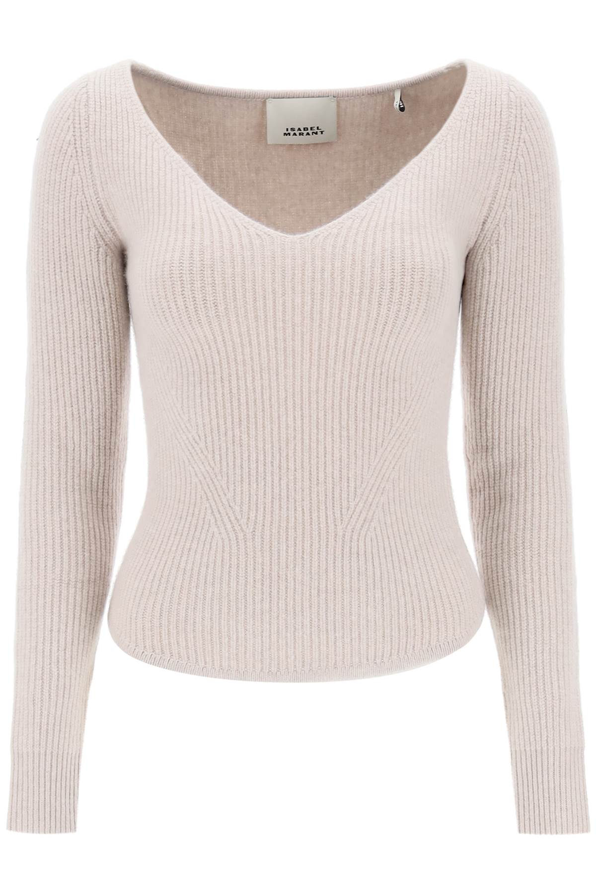 Isabel marant bricelia merino wool and cashmere sweater-0