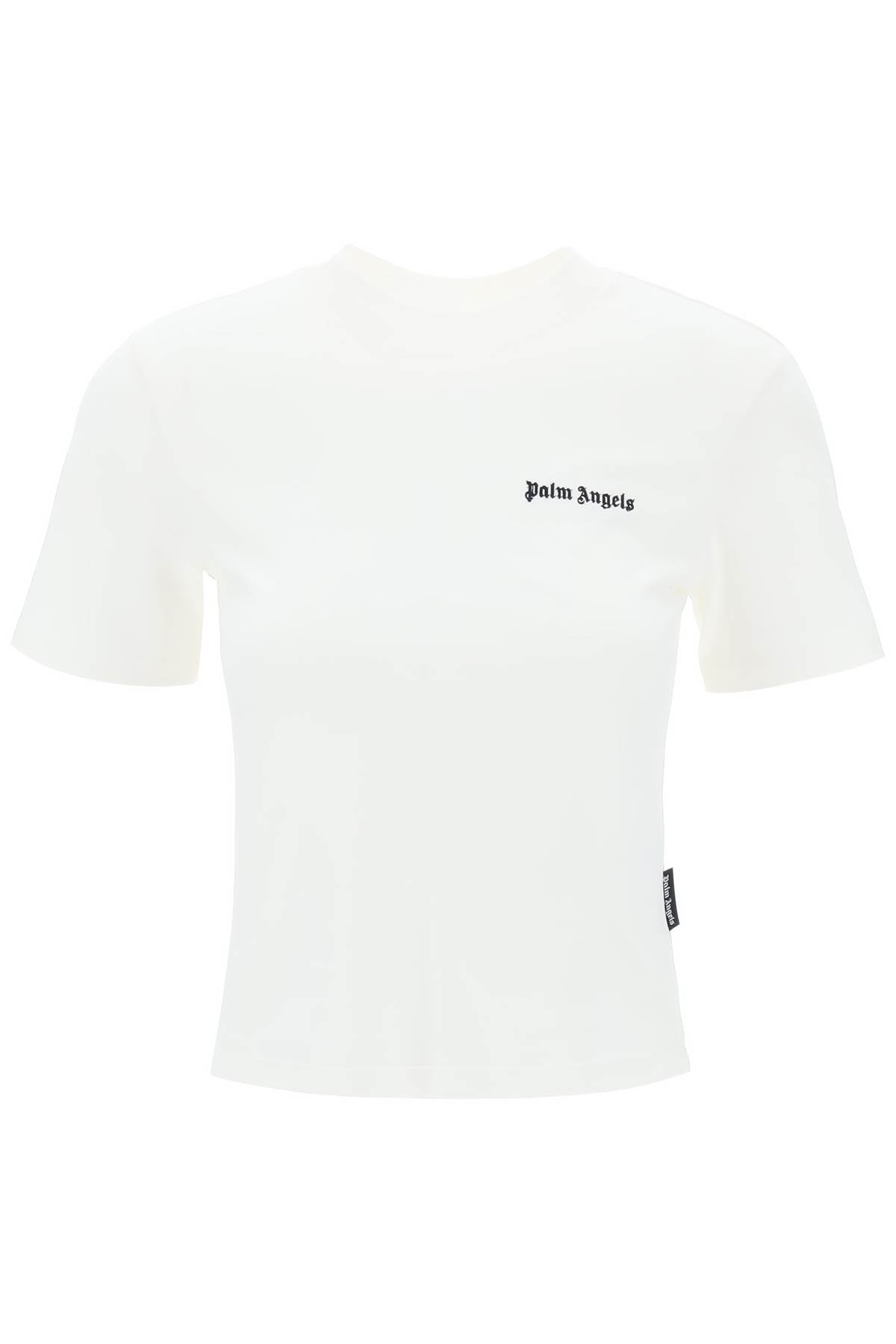 Palm angels "round-neck t-shirt with embroidered-0