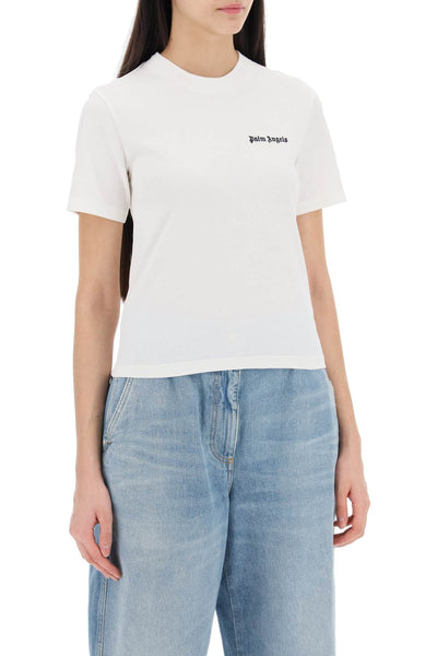 Palm angels "round-neck t-shirt with embroidered-1