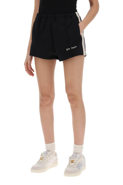 Palm angels track shorts with contrast bands-3