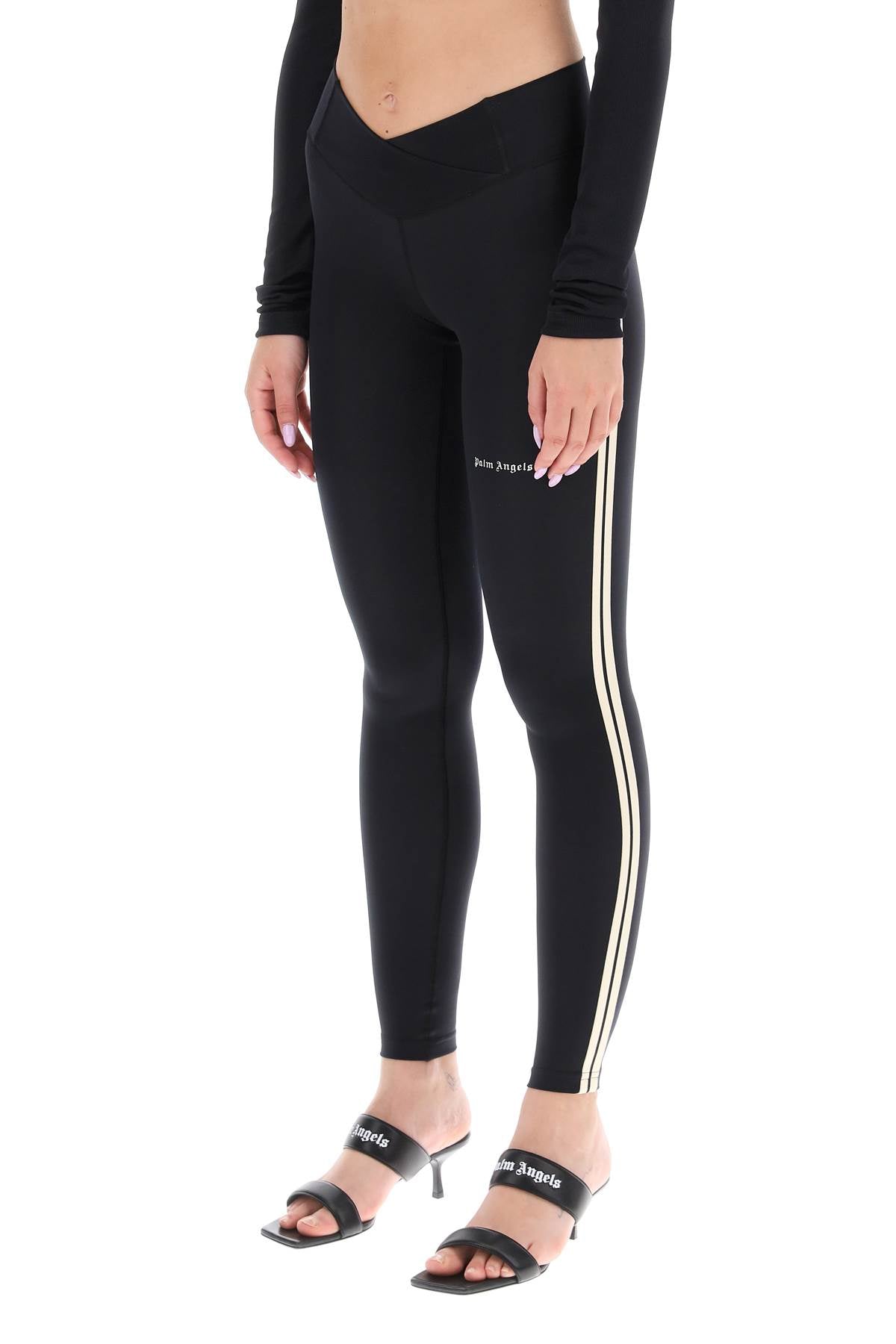 Palm angels leggings with contrasting side bands-3