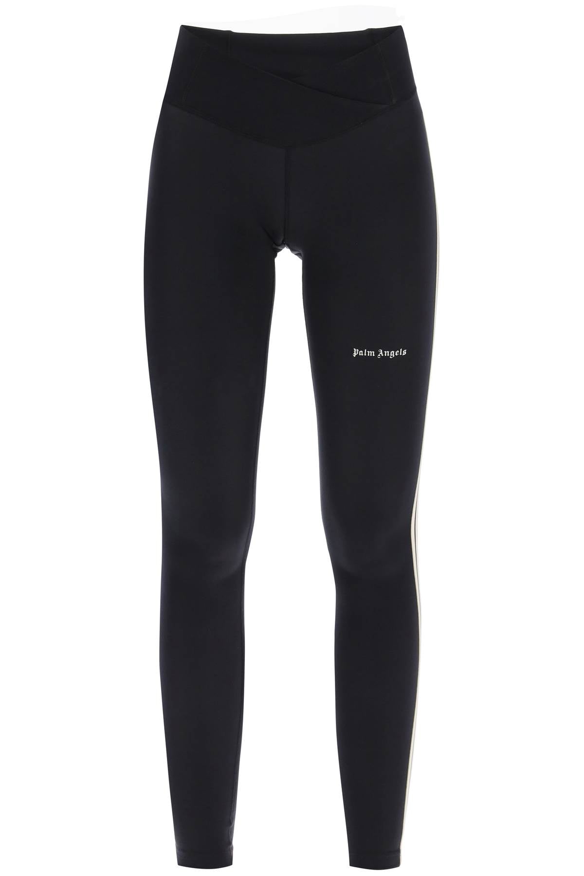 Palm angels leggings with contrasting side bands-0