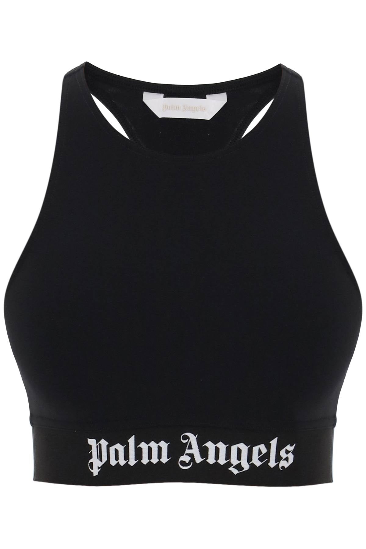 Palm angels "sport bra with branded band"-0
