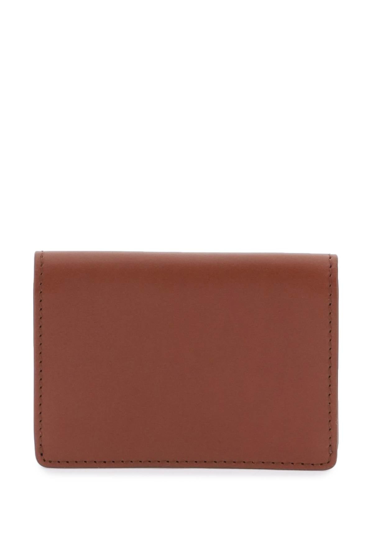 A.p.c. leather stefan card holder-2