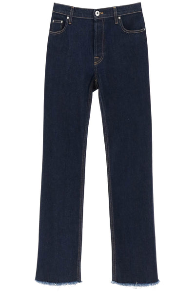 Lanvin jeans with frayed hem-0