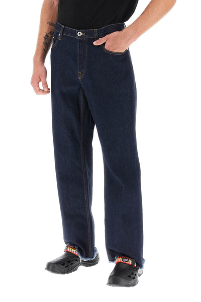 Lanvin jeans with frayed hem-3