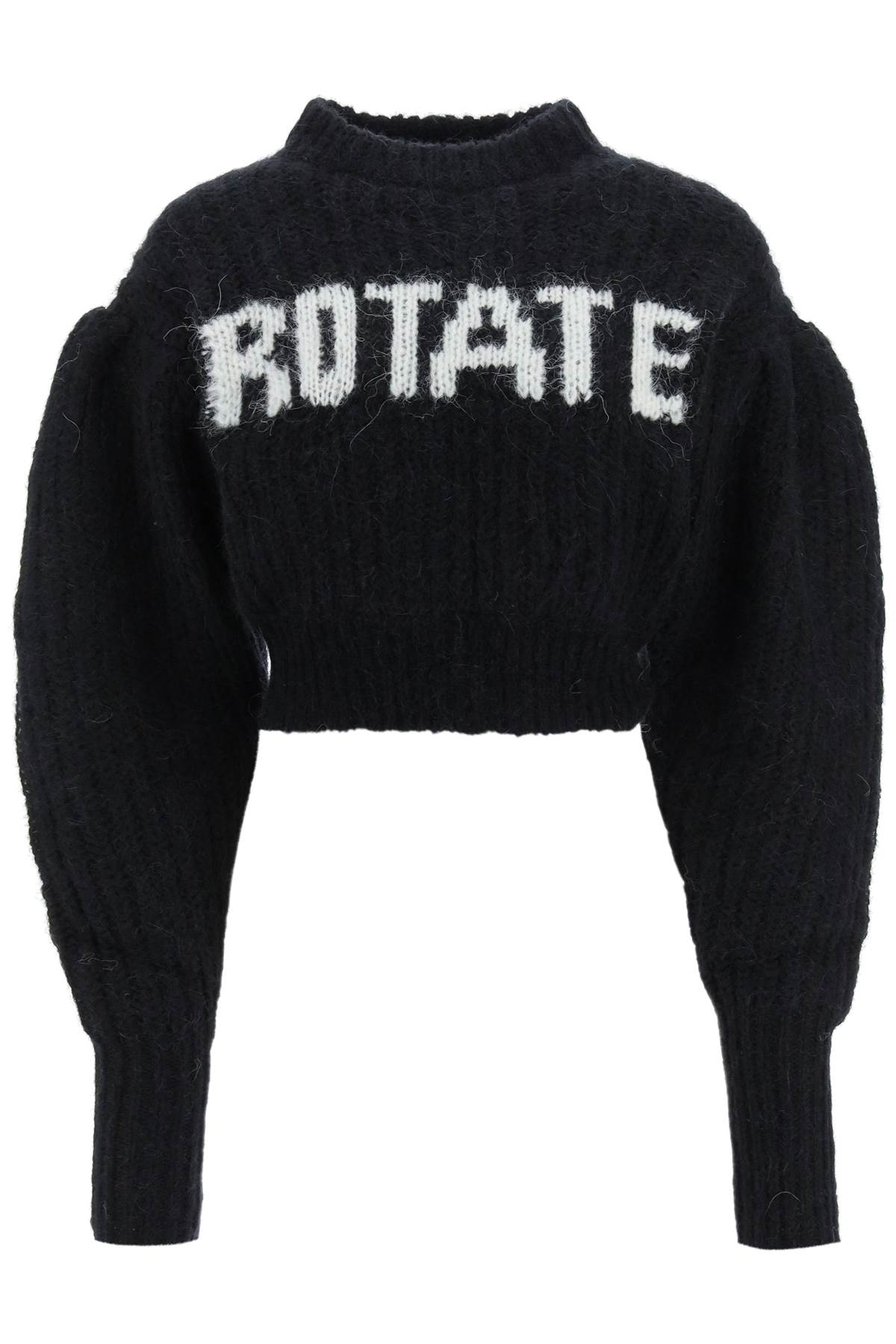 Rotate wool and alpaca sweater with logo-0