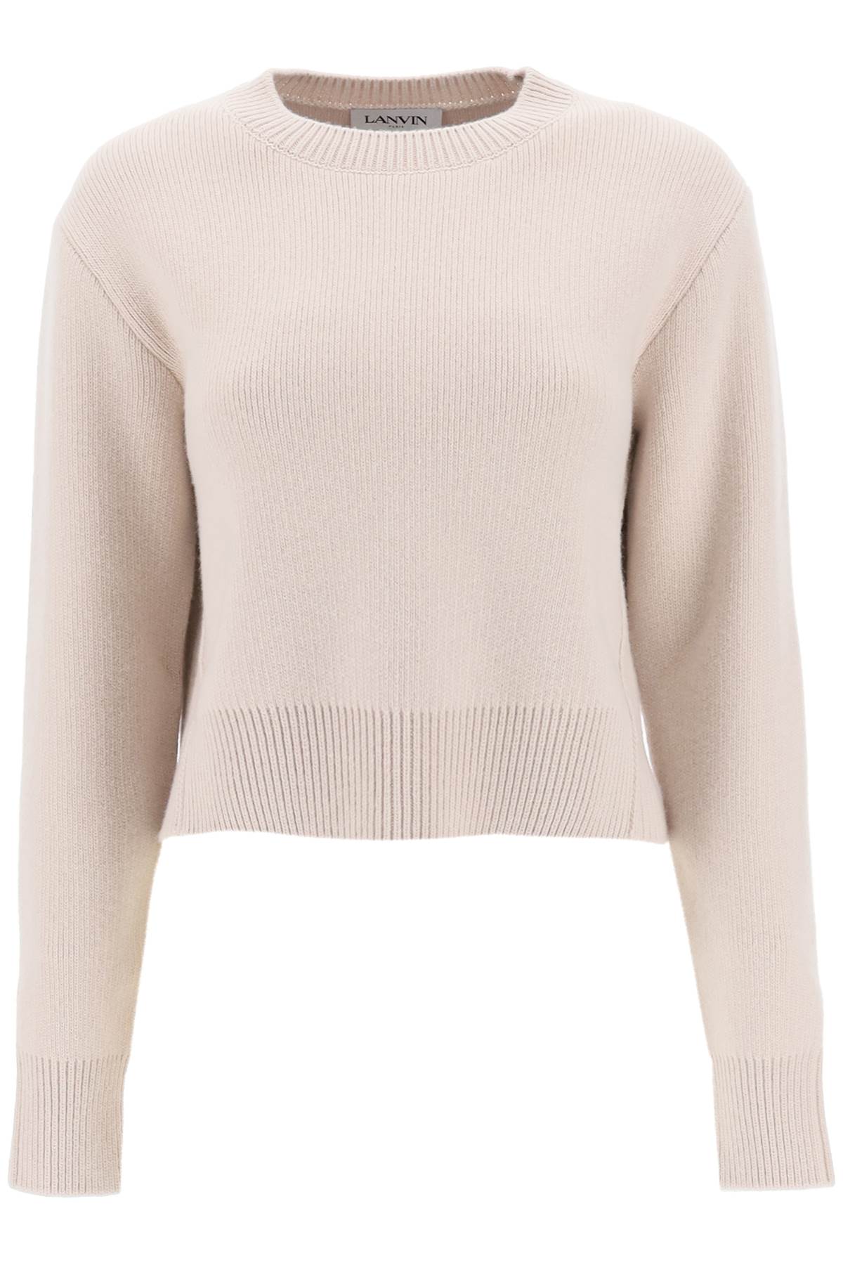 Lanvin cropped wool and cashmere sweater-0