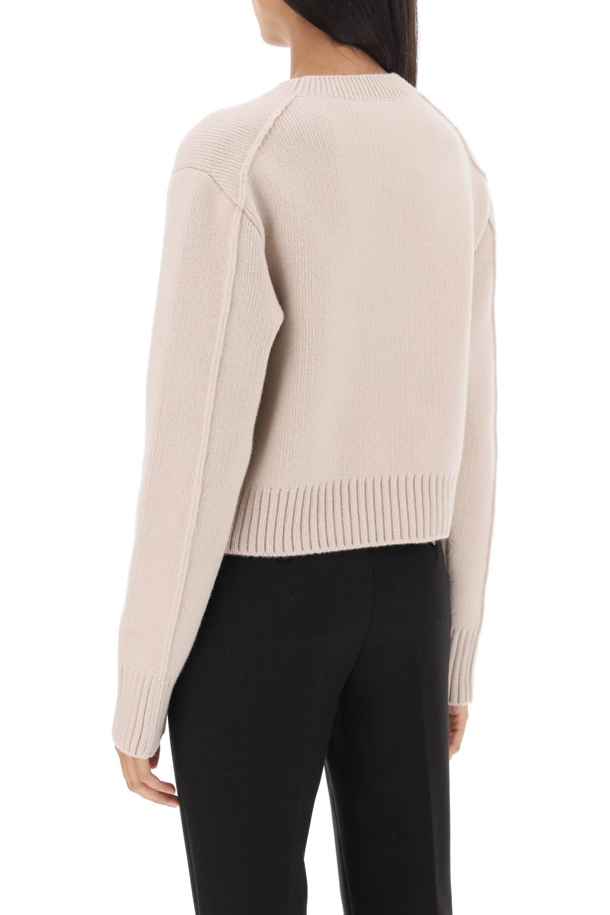 Lanvin cropped wool and cashmere sweater-2