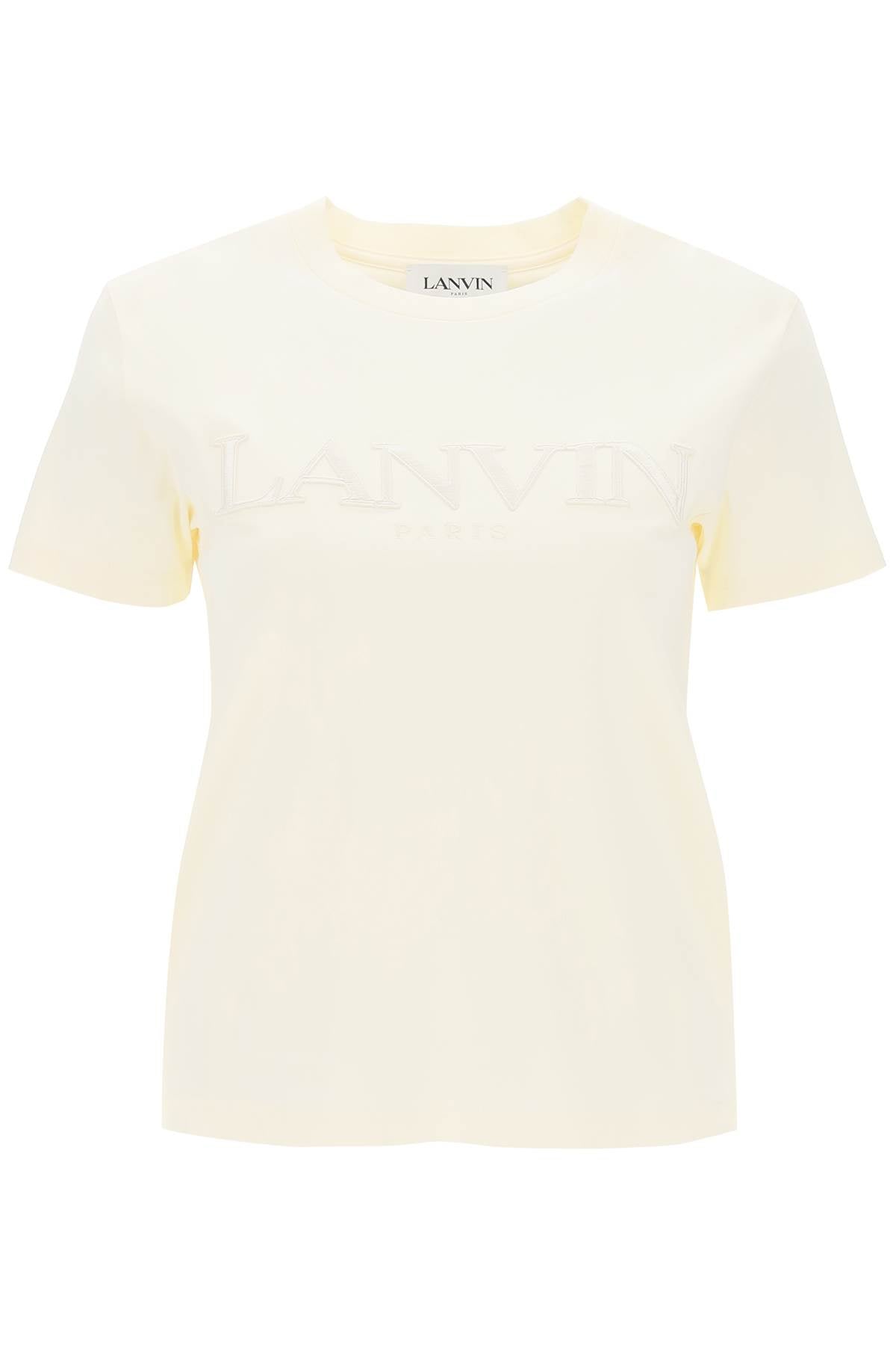 Lanvin logo embroidered t-shirt-0