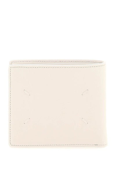 Maison margiela grained leather bi-fold wallet-2
