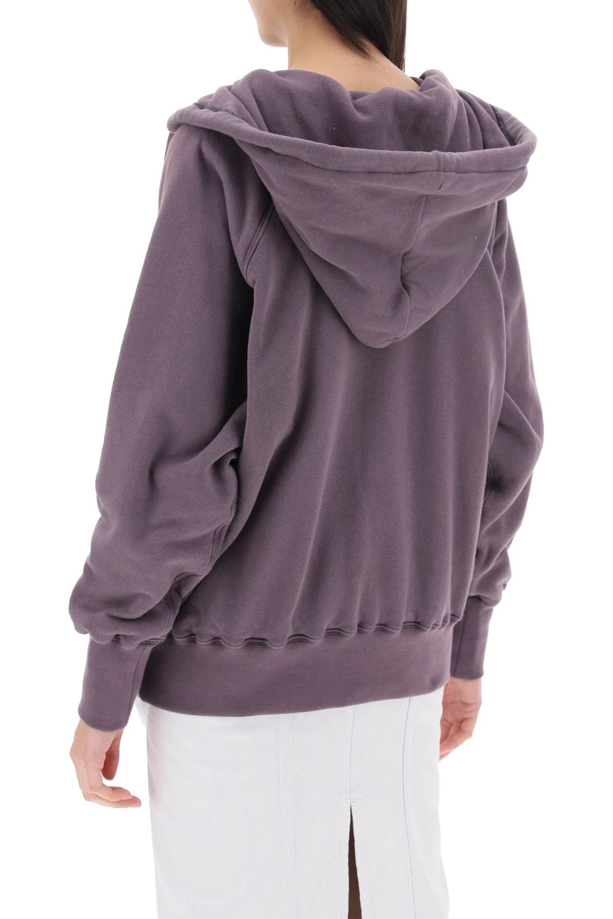 Maison margiela hoodie with reverse logo and hood-2