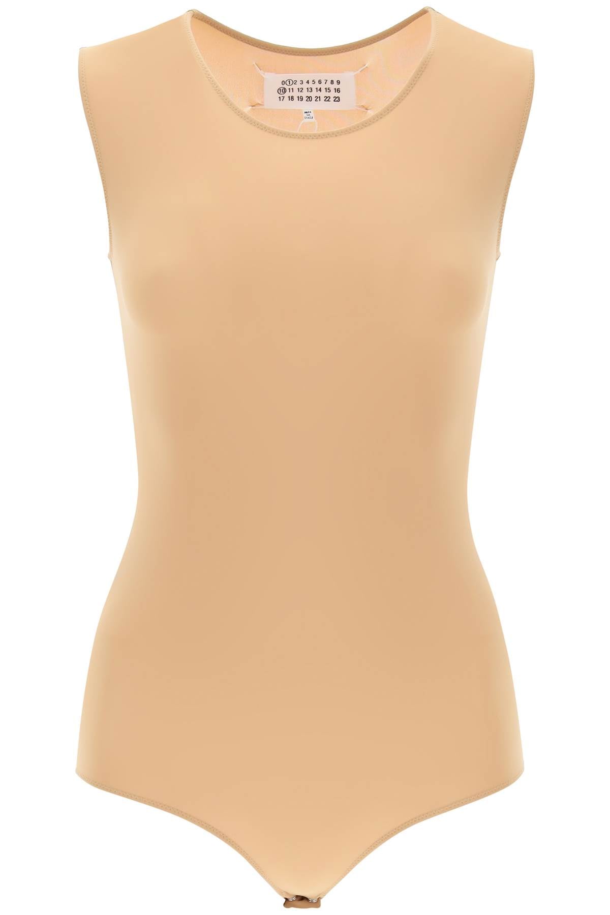 Maison margiela second skin sleeveless lycra bodysuit-0