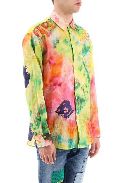 Dsquared2 multicolor print shirt-1