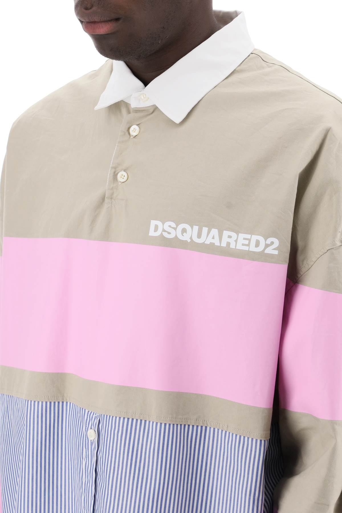 Dsquared2 oversized hybrid shirt-3