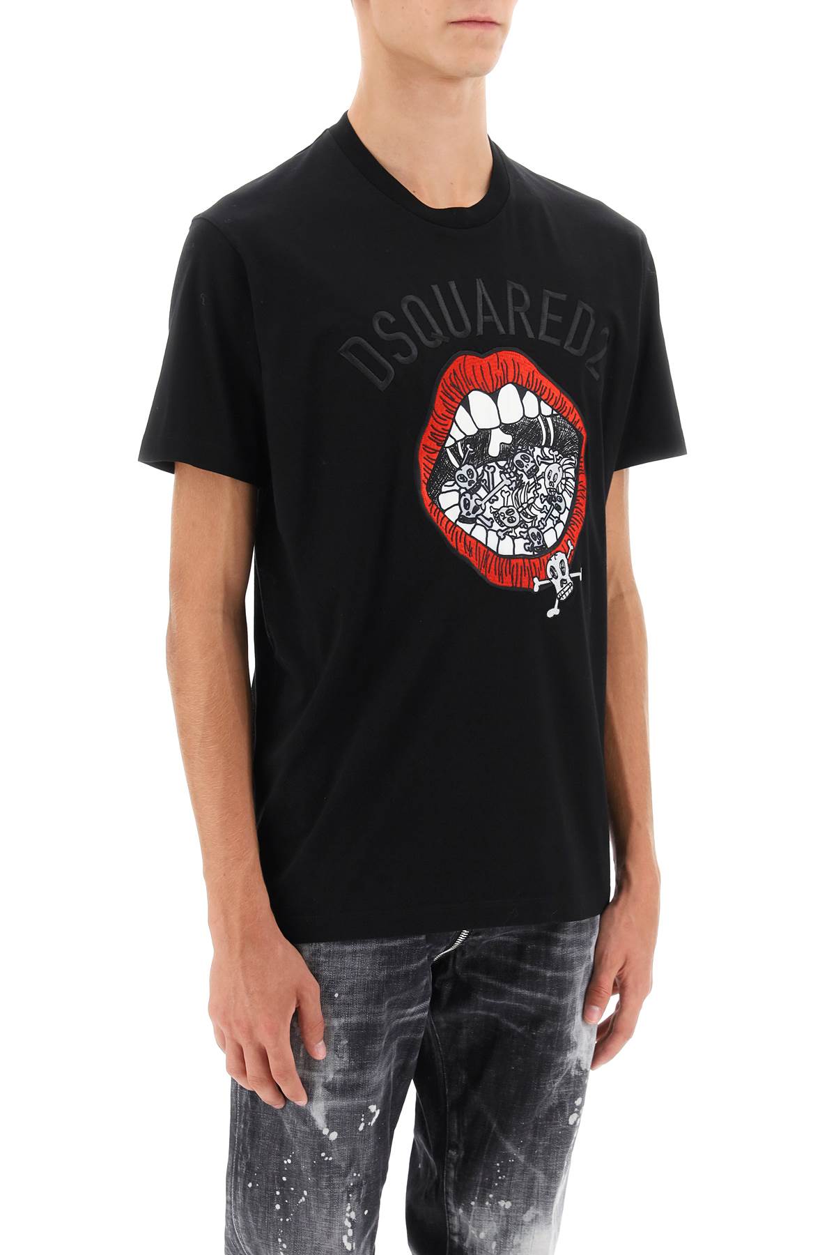 Dsquared2 cool fit embroidered tee-1