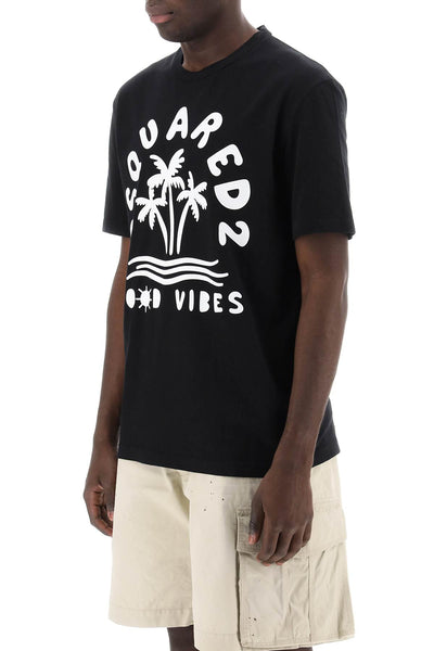 Dsquared2 t-shirt with logo print-3
