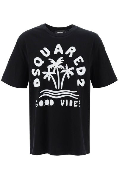 Dsquared2 t-shirt with logo print-0