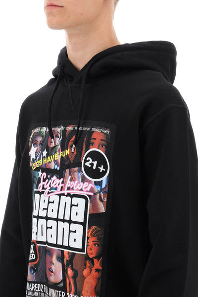 Dsquared2 cool fit hoodie with print-3