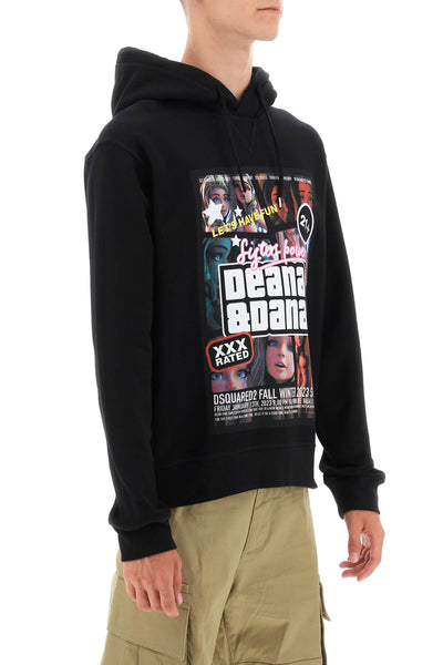 Dsquared2 cool fit hoodie with print-1