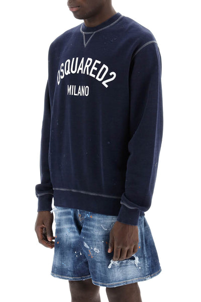 Dsquared2 "used effect cool fit sweatshirt-3