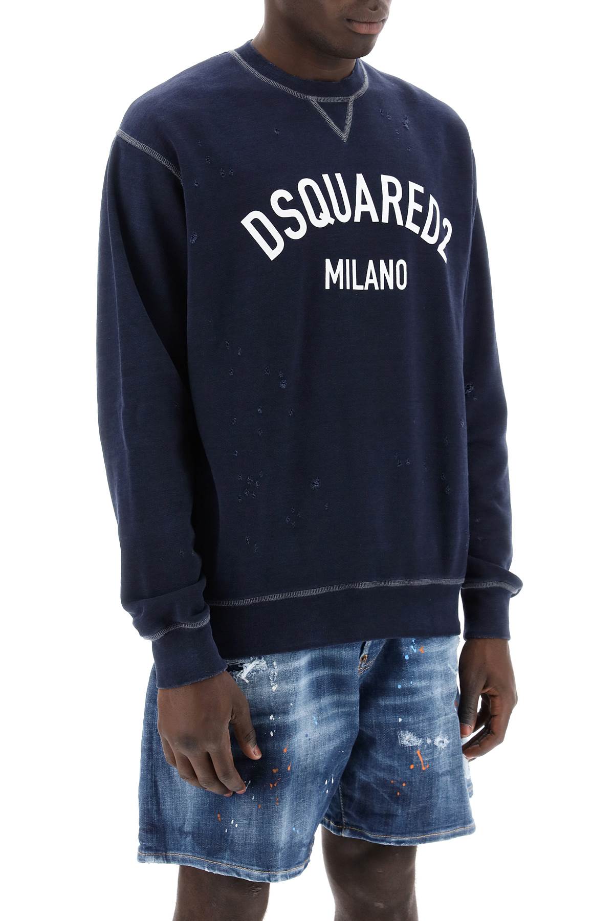 Dsquared2 "used effect cool fit sweatshirt-1