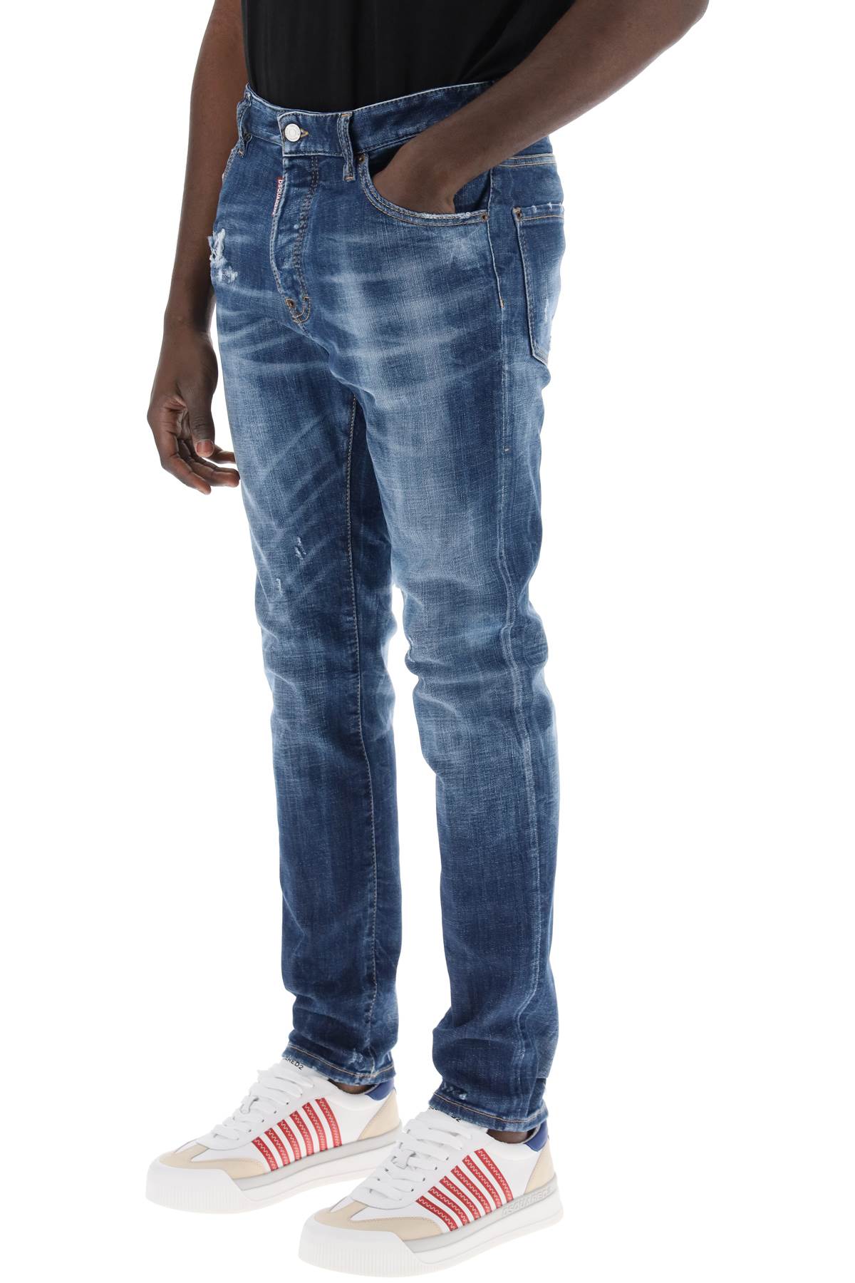 Dsquared2 jeans cool guy in dark 70's wash-3