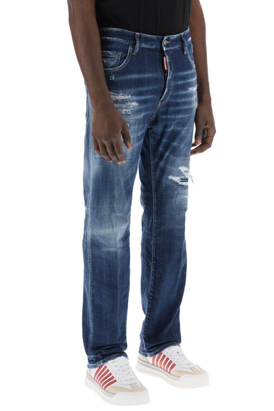 Dsquared2 jeans 642 in denim destroyed-1