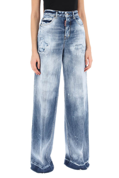 Dsquared2 traveller jeans in light everglades wash-1