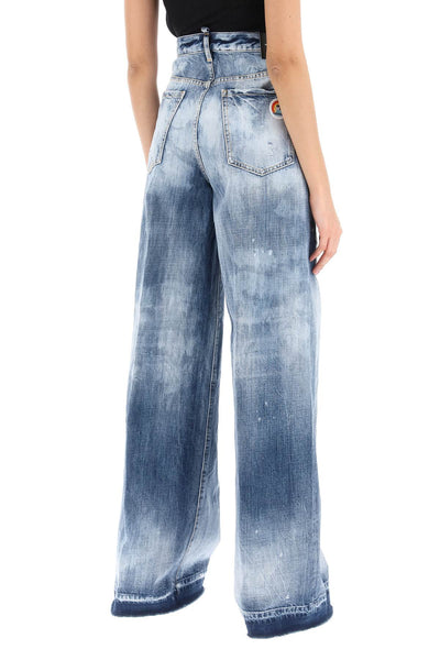 Dsquared2 traveller jeans in light everglades wash-2