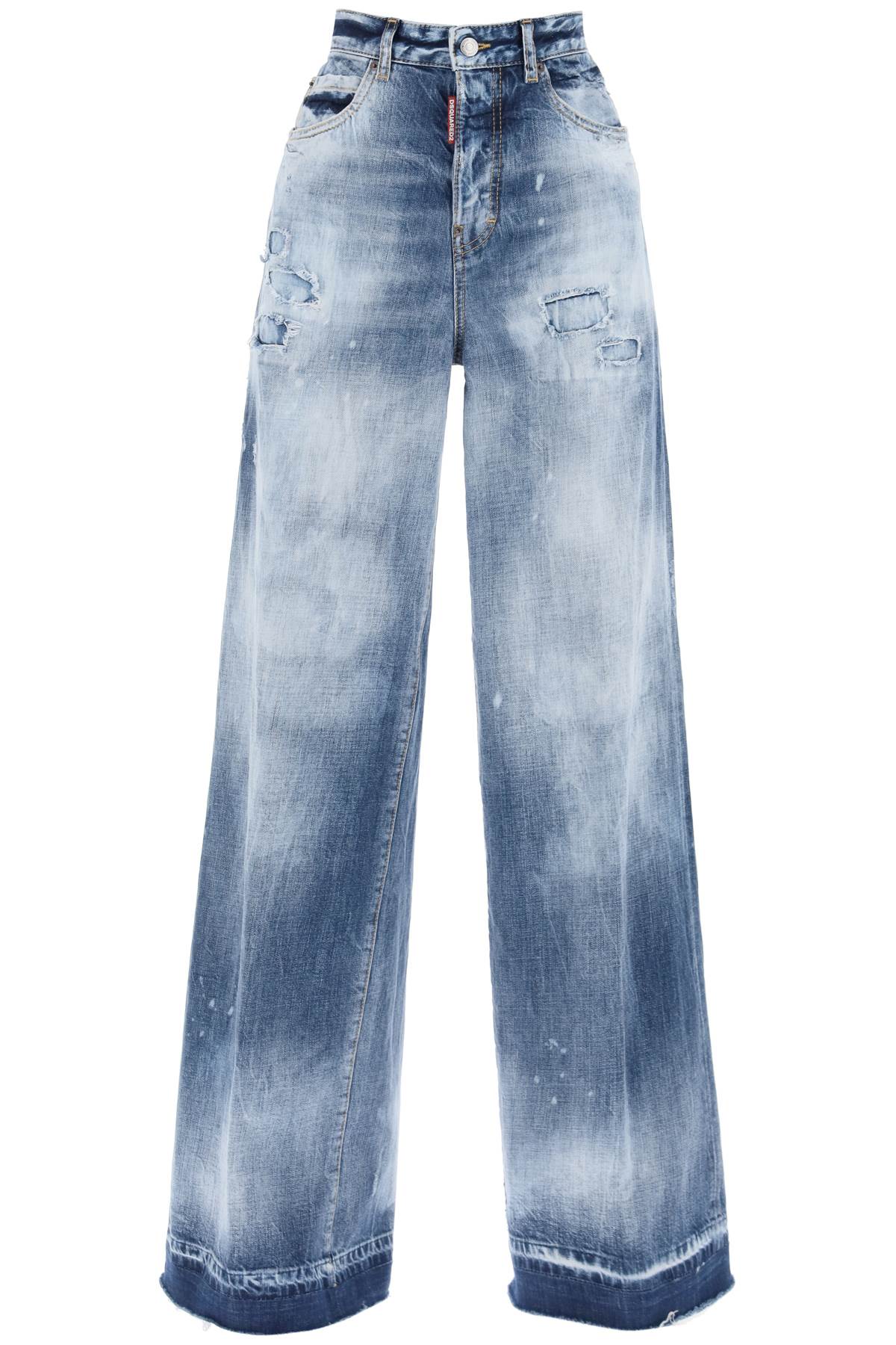 Dsquared2 traveller jeans in light everglades wash-0