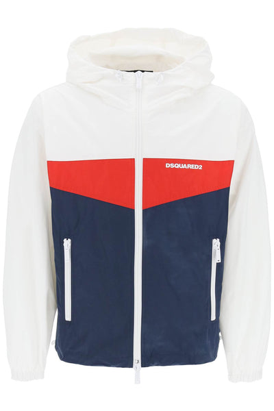 Dsquared2 color block windbreaker jacket-0