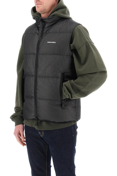 Dsquared2 ripstop puffer vest-3