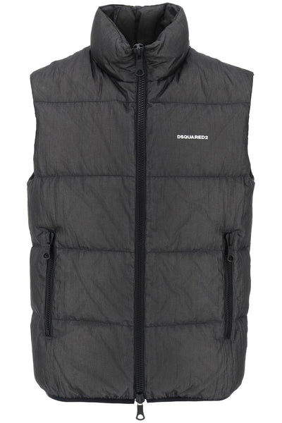 Dsquared2 ripstop puffer vest-0